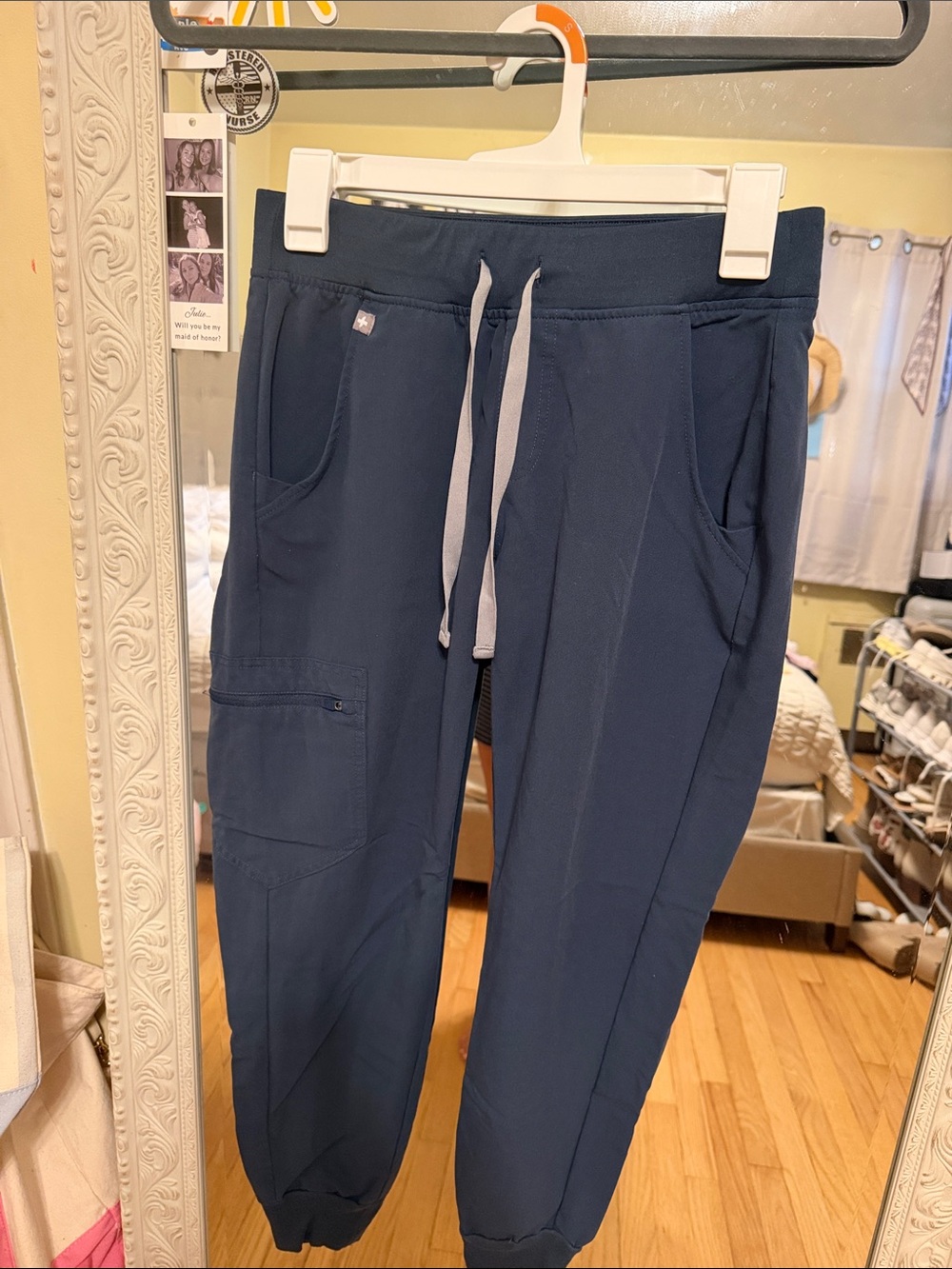 Women’s  Drawstring Jogger Pants - Navy